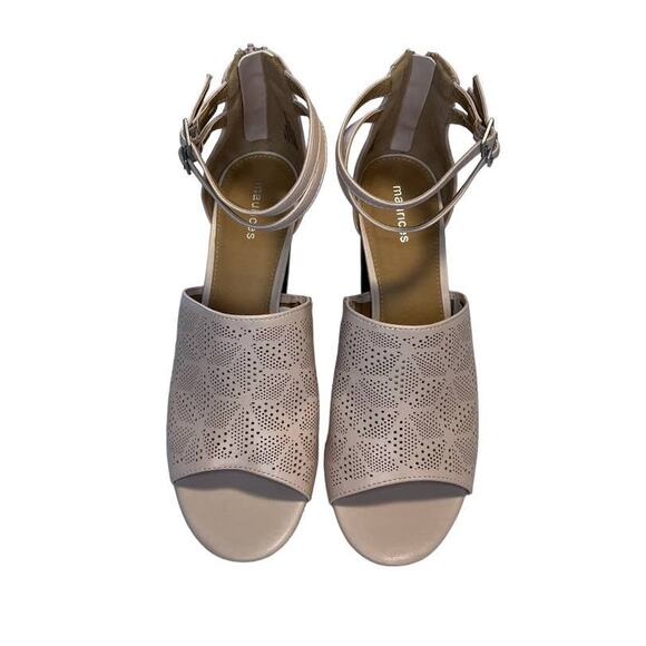 Maurices, Open Toe Strap Sandal, Chunky Heel, Pink, 11 NWOT - Picture 3 of 11